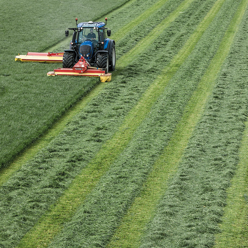 Valtra tractor on field