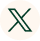 X icon white