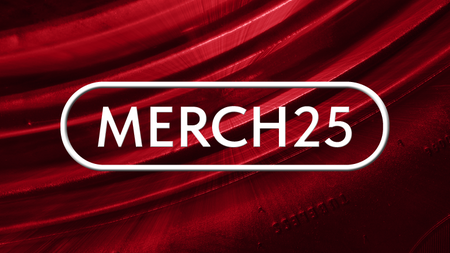 PRO25 in white on a red and black background
