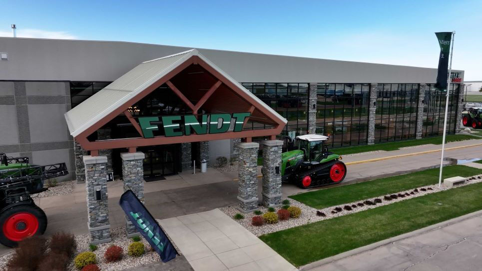 External view of Fendt Lodge and factory in Jackson, Minnesota, U.S.