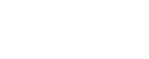 PTx Trimble Logo White