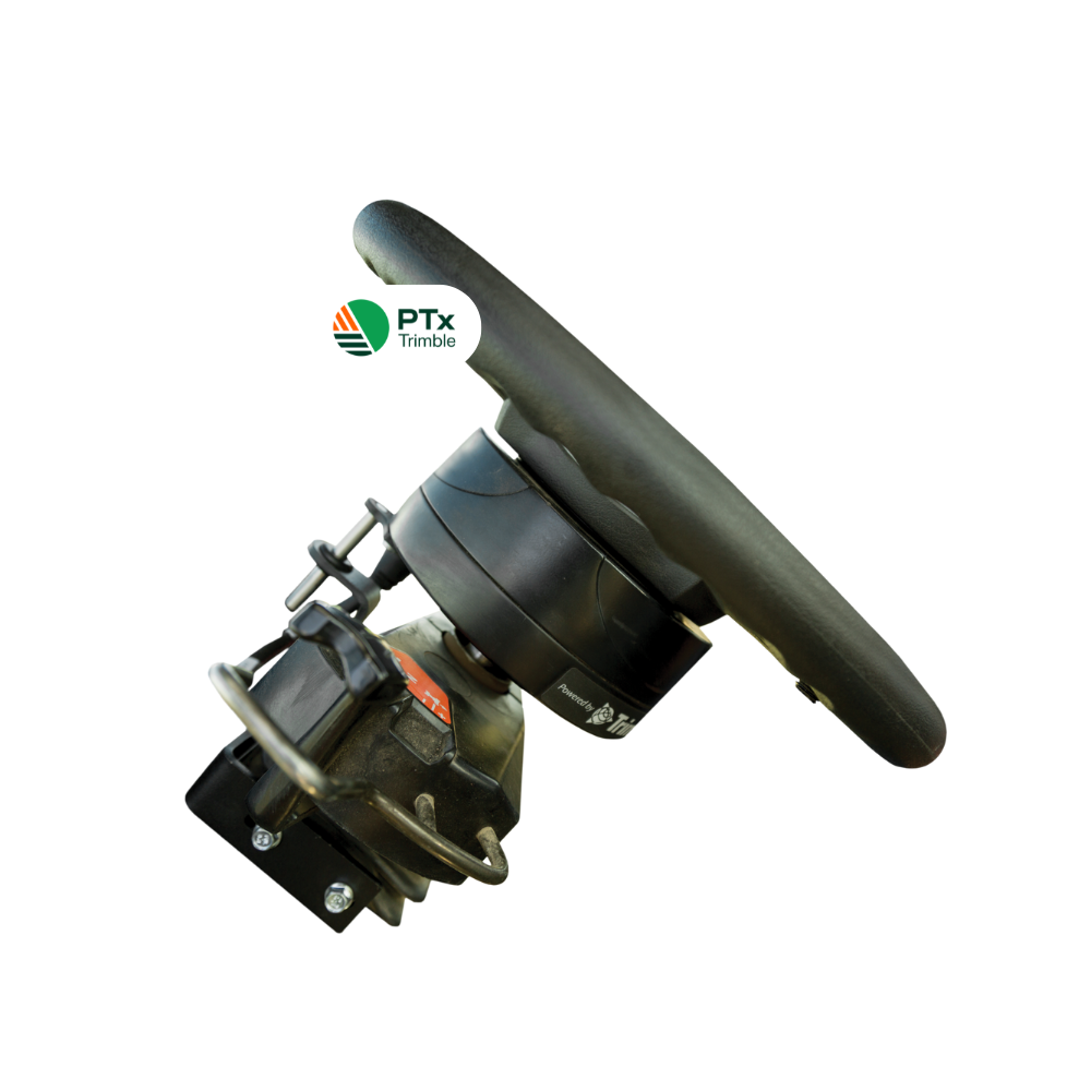 The PTx Trimble Autopilot steering system.