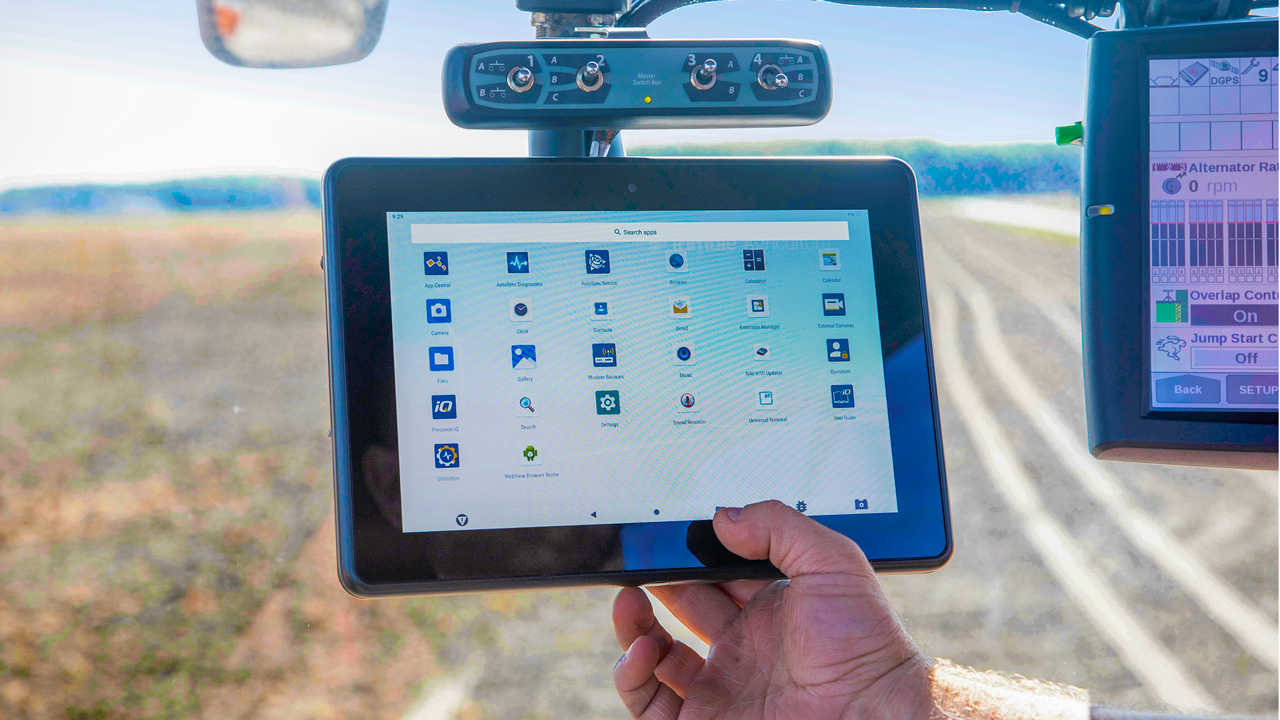 App Central on a PTx Trimble display
