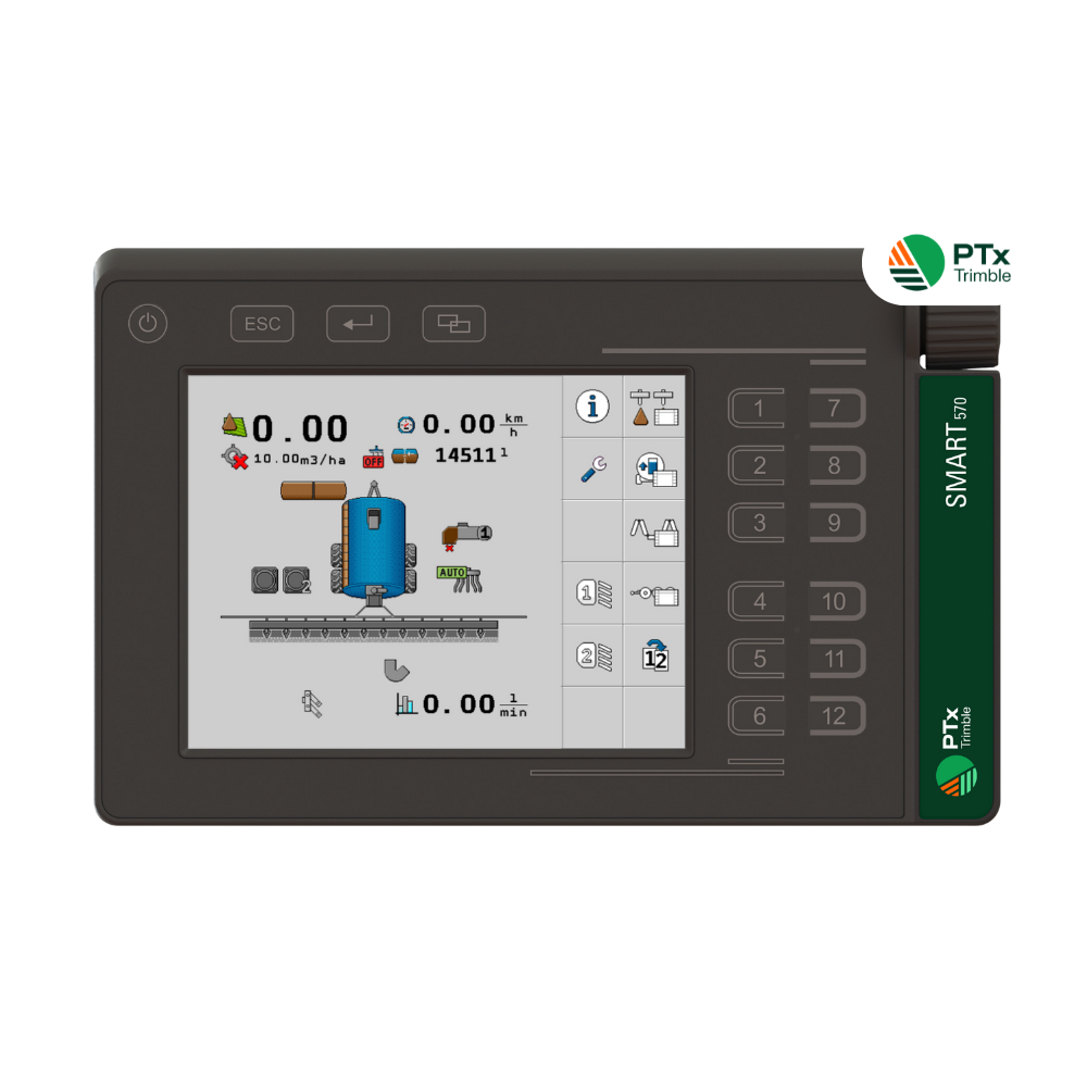 The PTx Trimble SMART570 display
