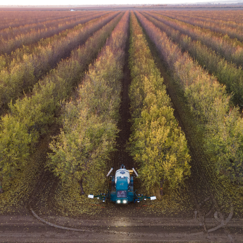 The PTx Trimble WeedSeeker 2 spot spray system in an orchard