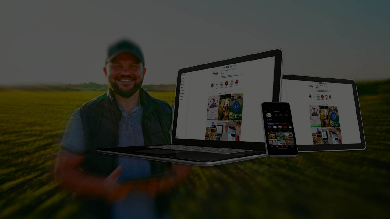 Digitale Geräte mit Social-Media-Oberflächen