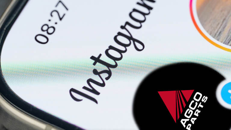 Nahaufnahme eines Smartphone-Bildschirms mit der Instagram-App