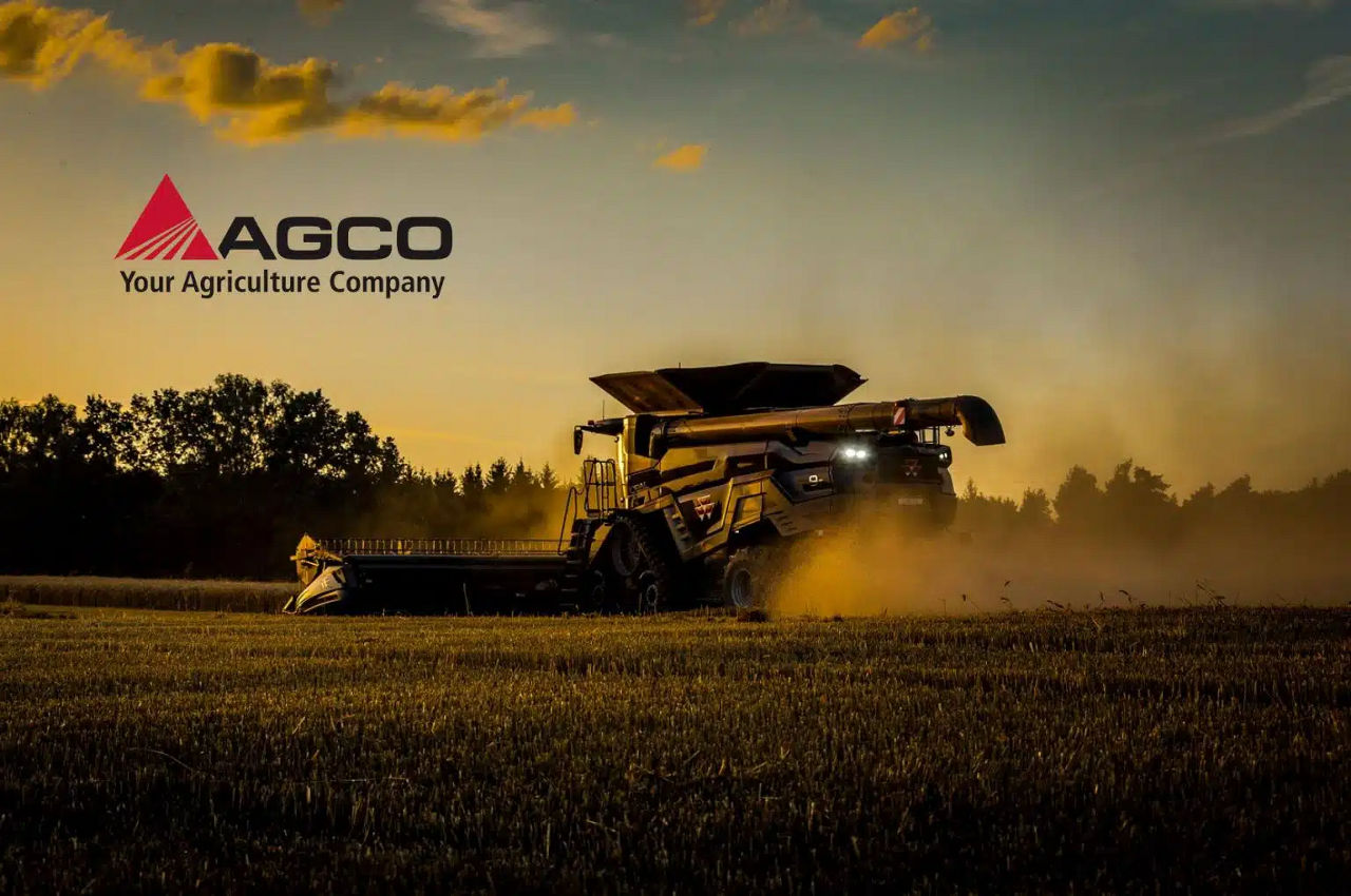 AGCO Logo with background