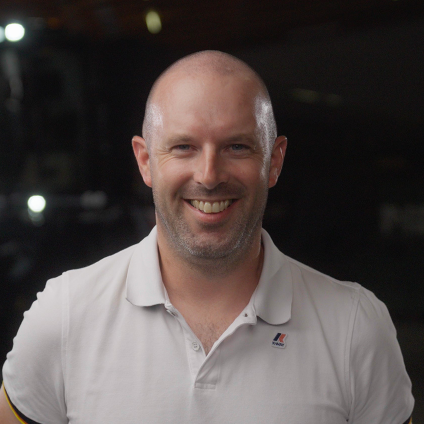 A man smiling 