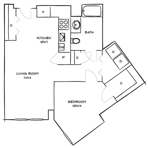 1-bedroom apts available in Boston, MA at One Canal Apartment Homes