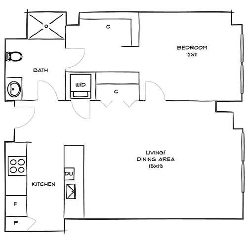 One Canal - Boston, MA - Floor Plan Diagram