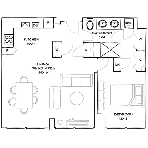 1 bedroom penthouses available for rent in Boston, MA 