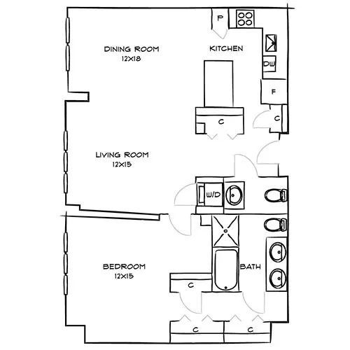 1 bedroom penthouses available for rent in Boston, MA - One Canal Apartment Homes