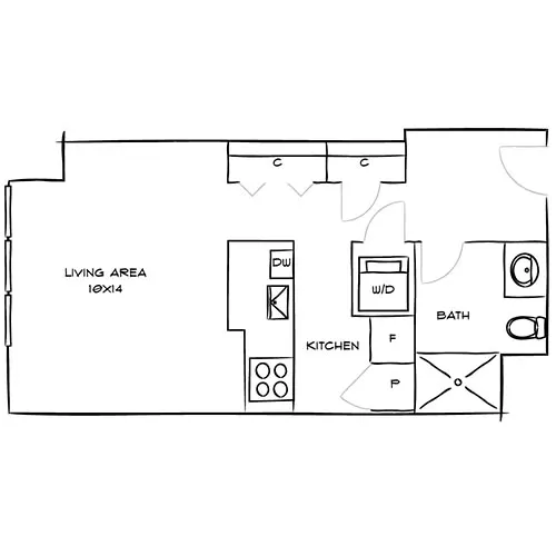 Studio homes for rent - Brand-new apartments at One Canal Apartment Homes