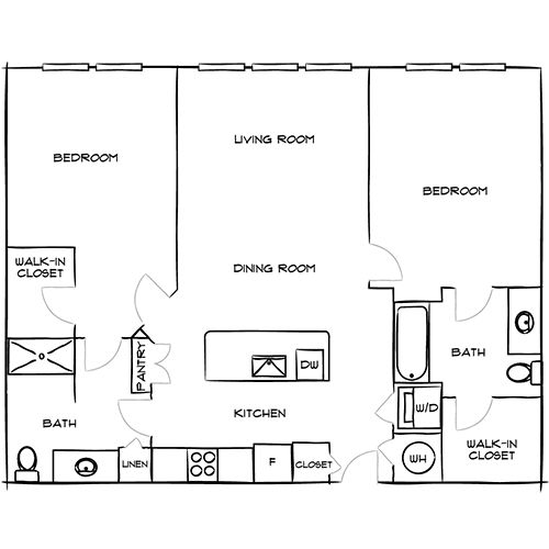 21 Fitzsimons - Aurora, CO - Iliff Floor Plan