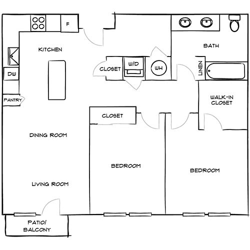 21 Fitzsimons - Aurora, CO - Floor Plan Diagram