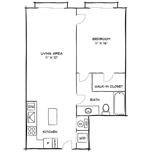 City Center on 7th - Pembroke Pines, FL - Vargas Floor Plan