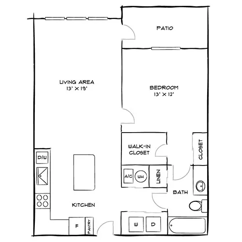 City Center on 7th - Pembroke Pines, FL - Amador Floor Plan