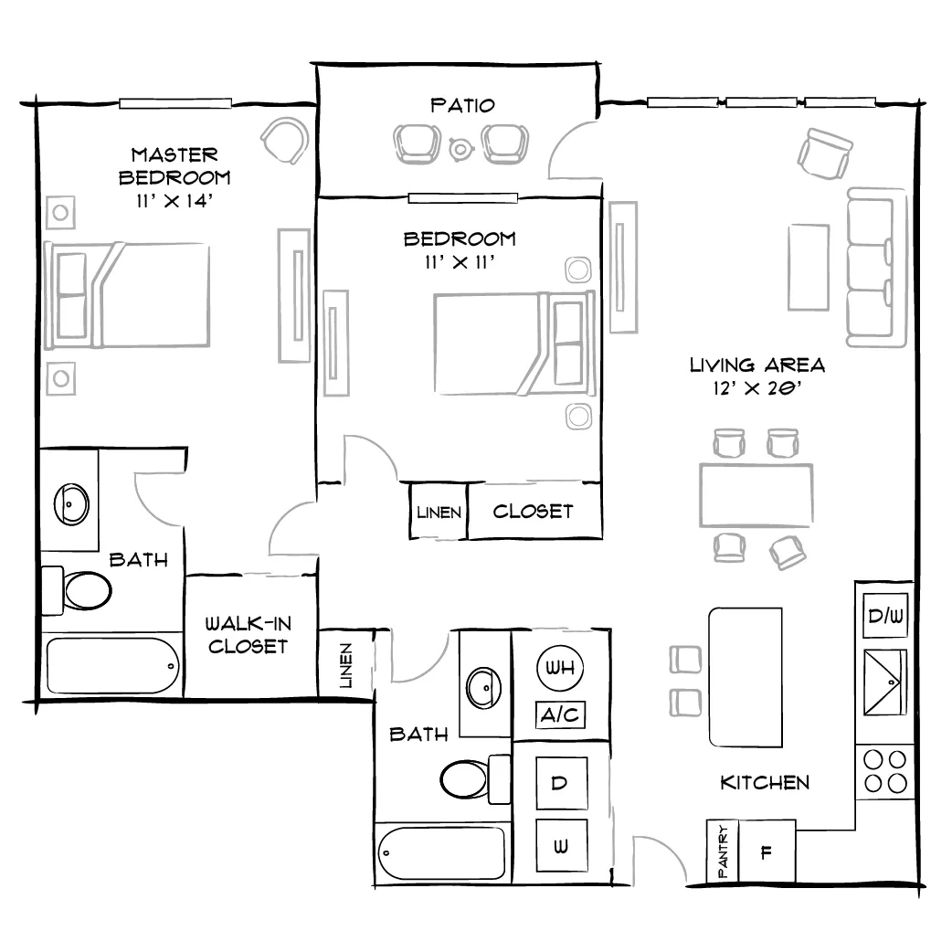 City Center on 7th - Pembroke Pines, FL - Fenix Floor Plan