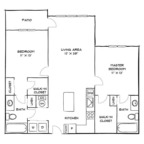City Center on 7th - Pembroke Pines, FL - Zar Floor Plan