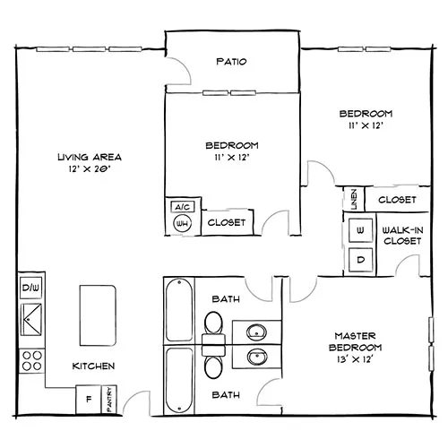 City Center on 7th - Pembroke Pines, FL - Royale Floor Plan
