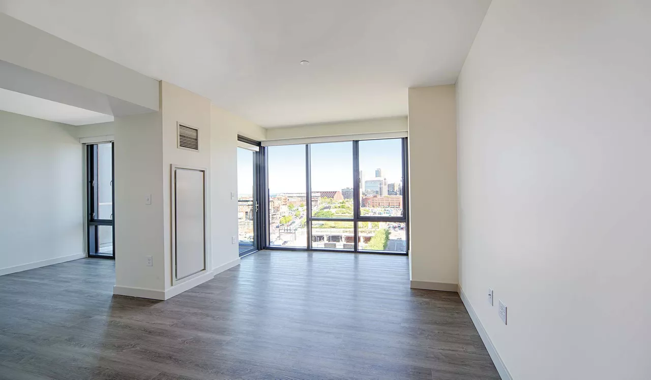 One Canal Apartment Homes - Boston, MA - living room