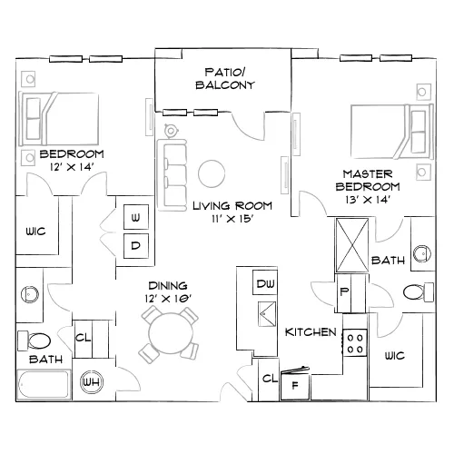Lux at Sorrel - Jacksonville, FL - Furnished Diagram