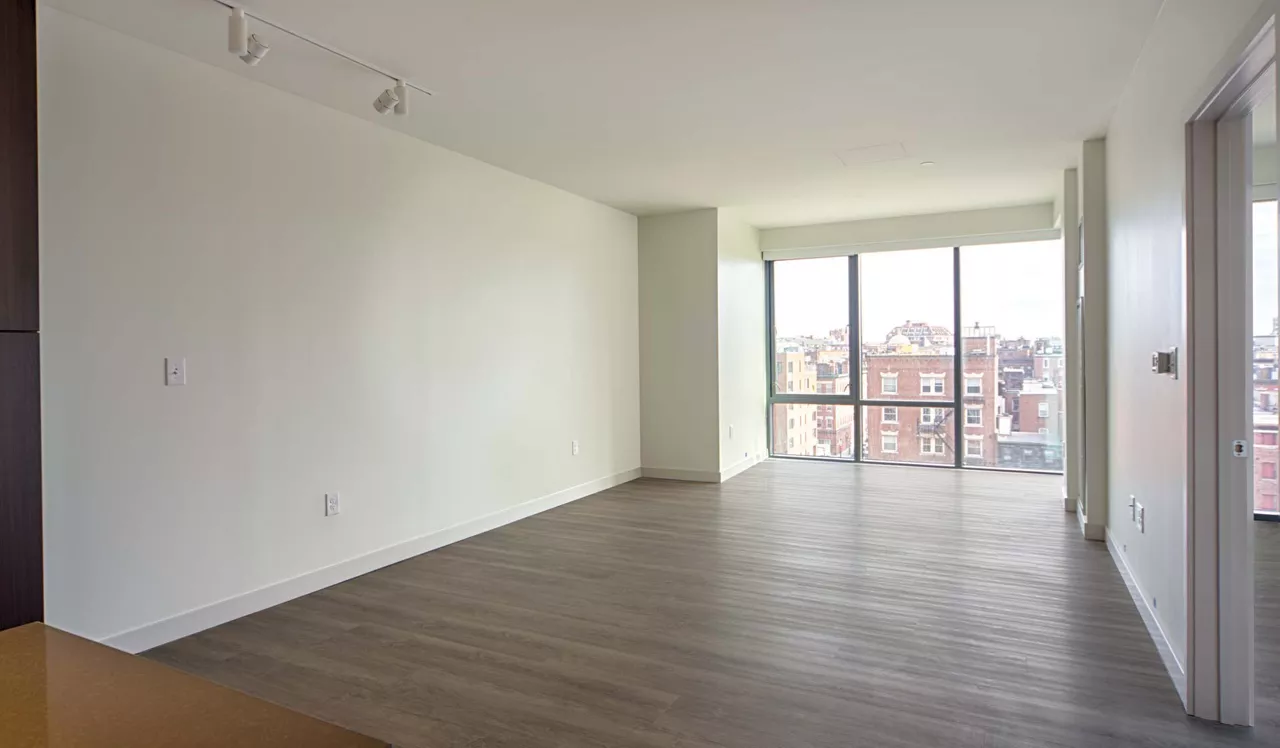 One Canal Apartment Homes - Boston, MA - living room