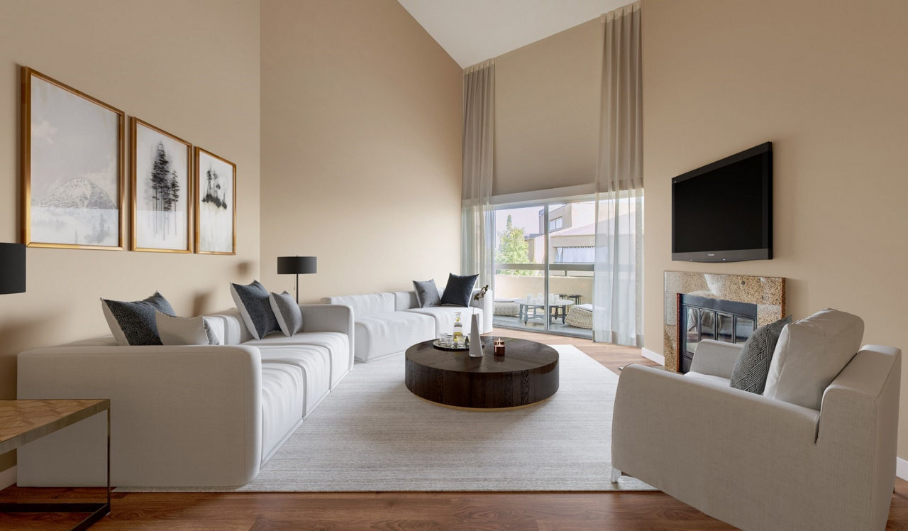 3440 Avenue of the Arts - Costa Mesa, CA - Living Room