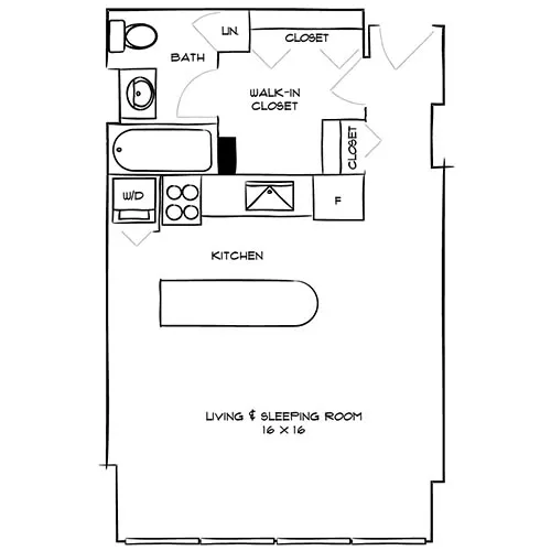 Sterling Apartments - Philadelphia, PA - Kirkham Floor Plan