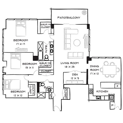 2D Diagram Furnished