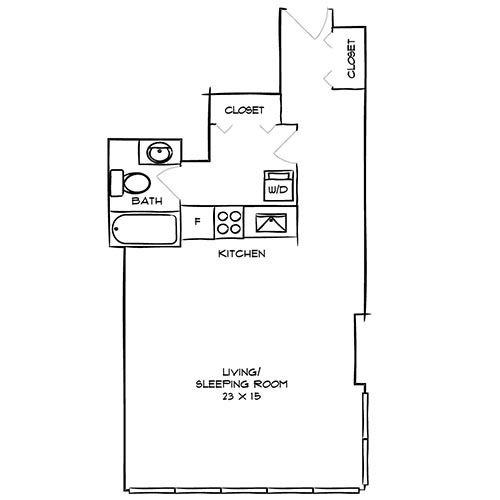 Sterling Apartments - Philadelphia, PA - Queensbury Floor Plan