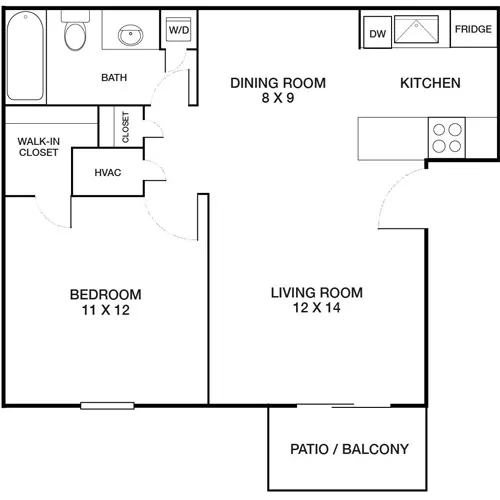Creekside - Denver, CO - Floor Plan Diagram