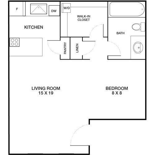 Creekside - Denver, CO - Floor Plan Diagram