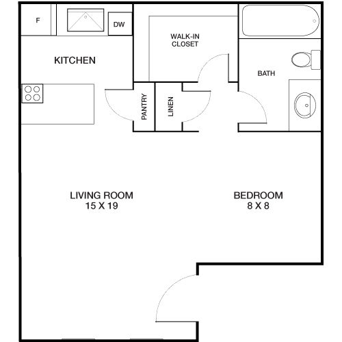 Creekside - Denver, CO - Floor Plan Diagram