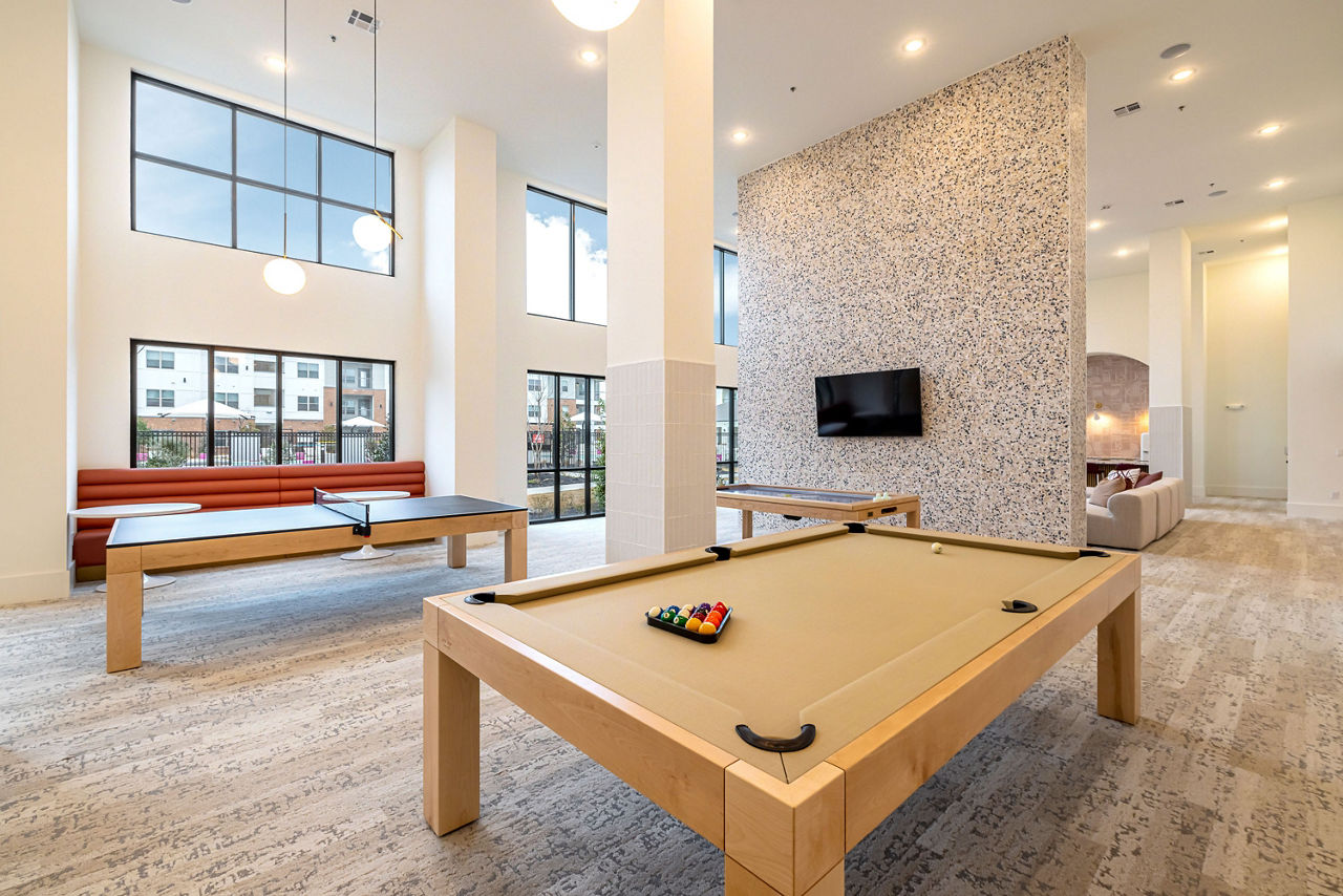 Game room at Sire Wellington