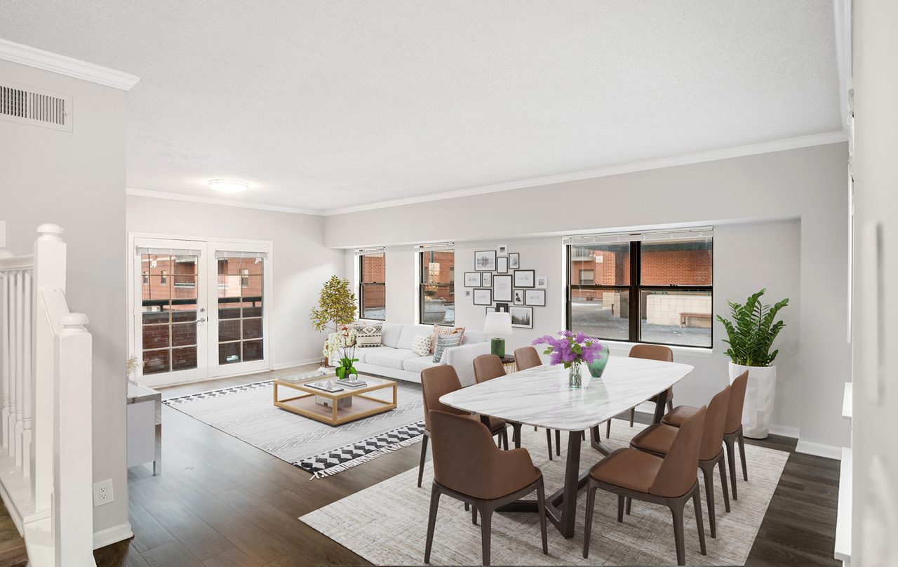 Interior Dining and Living room