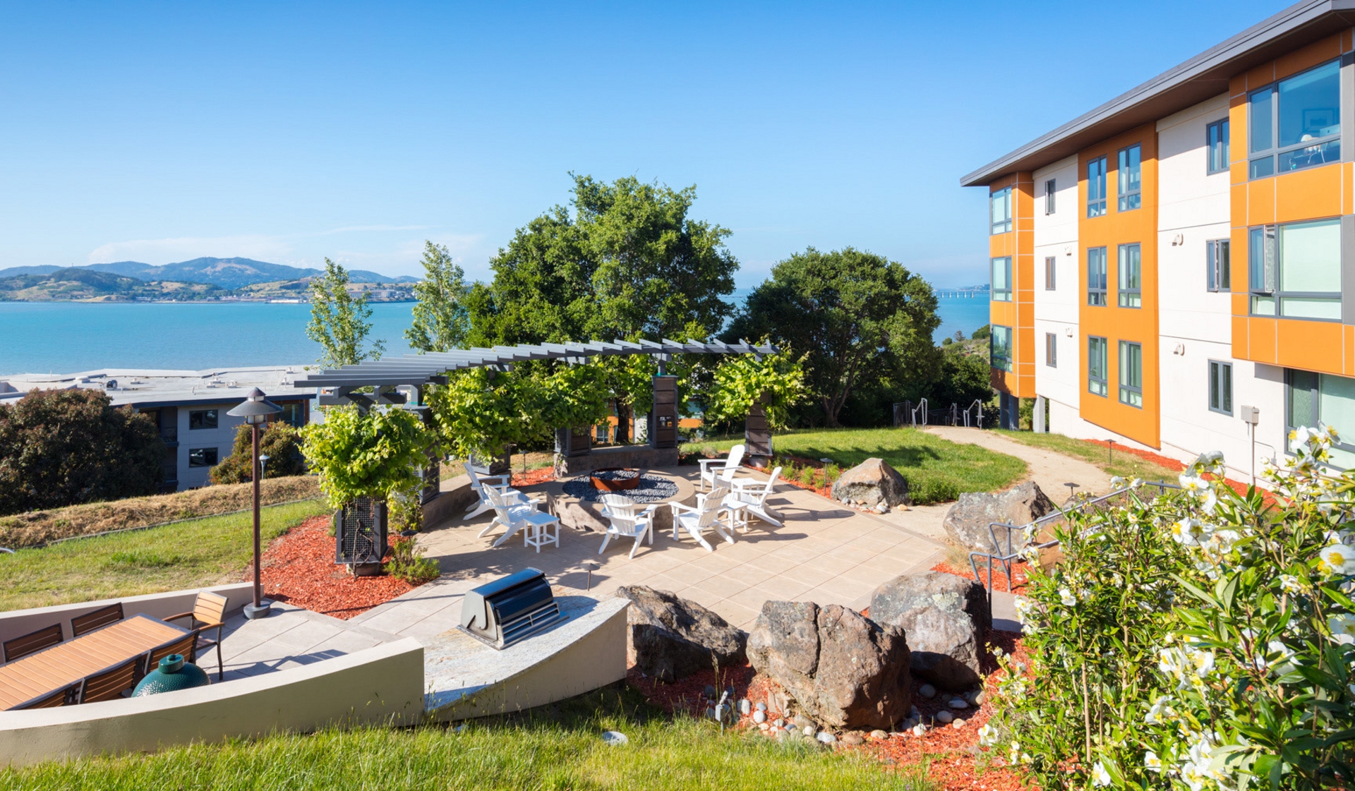 Preserve at Marin Apartment Homes - Corte Madera, CA - Firepit Lounge