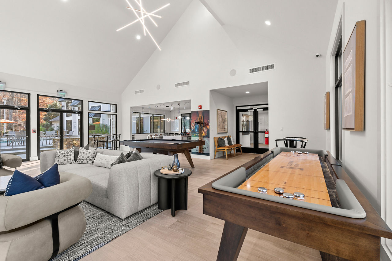 Game room at 83 Reserve