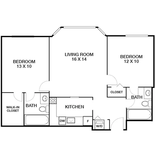 Latrobe Apartments - 2 Bed / 2 Bath - Roosevelt
