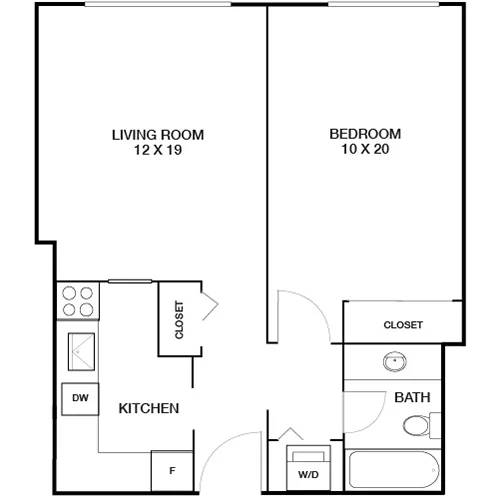 Latrobe Apartments - 1 Bed / 1 Bath - Adams 