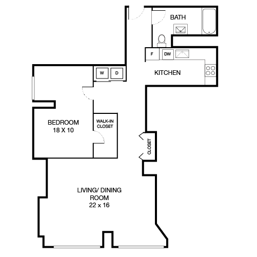 Riverloft Apartments - Philadelphia, PA - Jefferson Premier Floor Plan