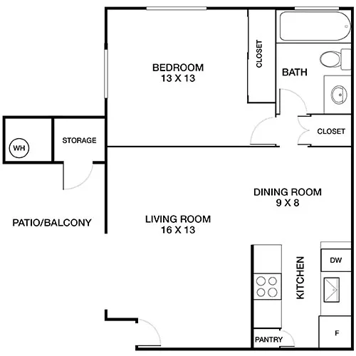 Hidden Cove - Escondido, CA - Floor Plan Diagram