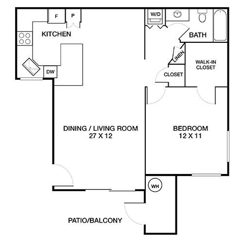 Hidden Cove - Escondido, CA - Floor Plan Diagram