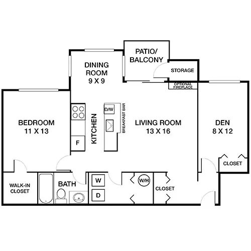 Shenandoah Crossing | Fairfax, VA | Floor Plan Diagram