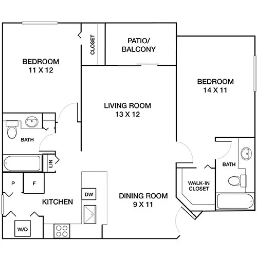 Waterways Village - Aventura, FL - Brisbane Premier Floorplan Diagram