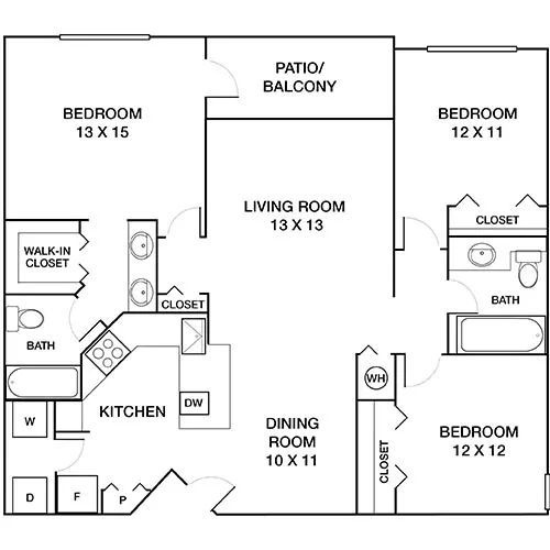 Waterways Village - Aventura, FL - Catalina Premier Floorplan Diagram