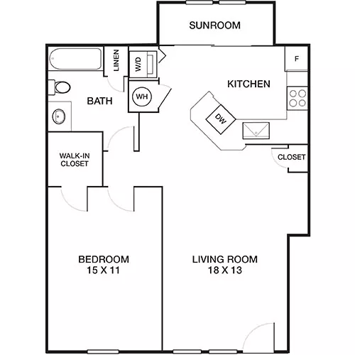 Peachtree Park - Atlanta, GA - Floor Plan Diagram