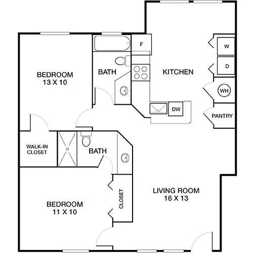 Peachtree Park | Atlanta, GA | Floor Plan Diagram