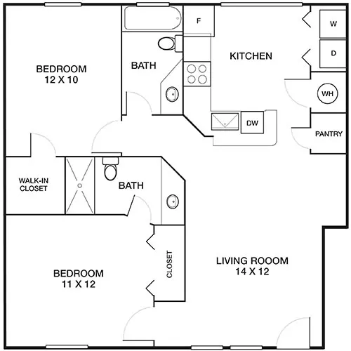 Peachtree Park | Atlanta, GA | Floor Plan Diagram